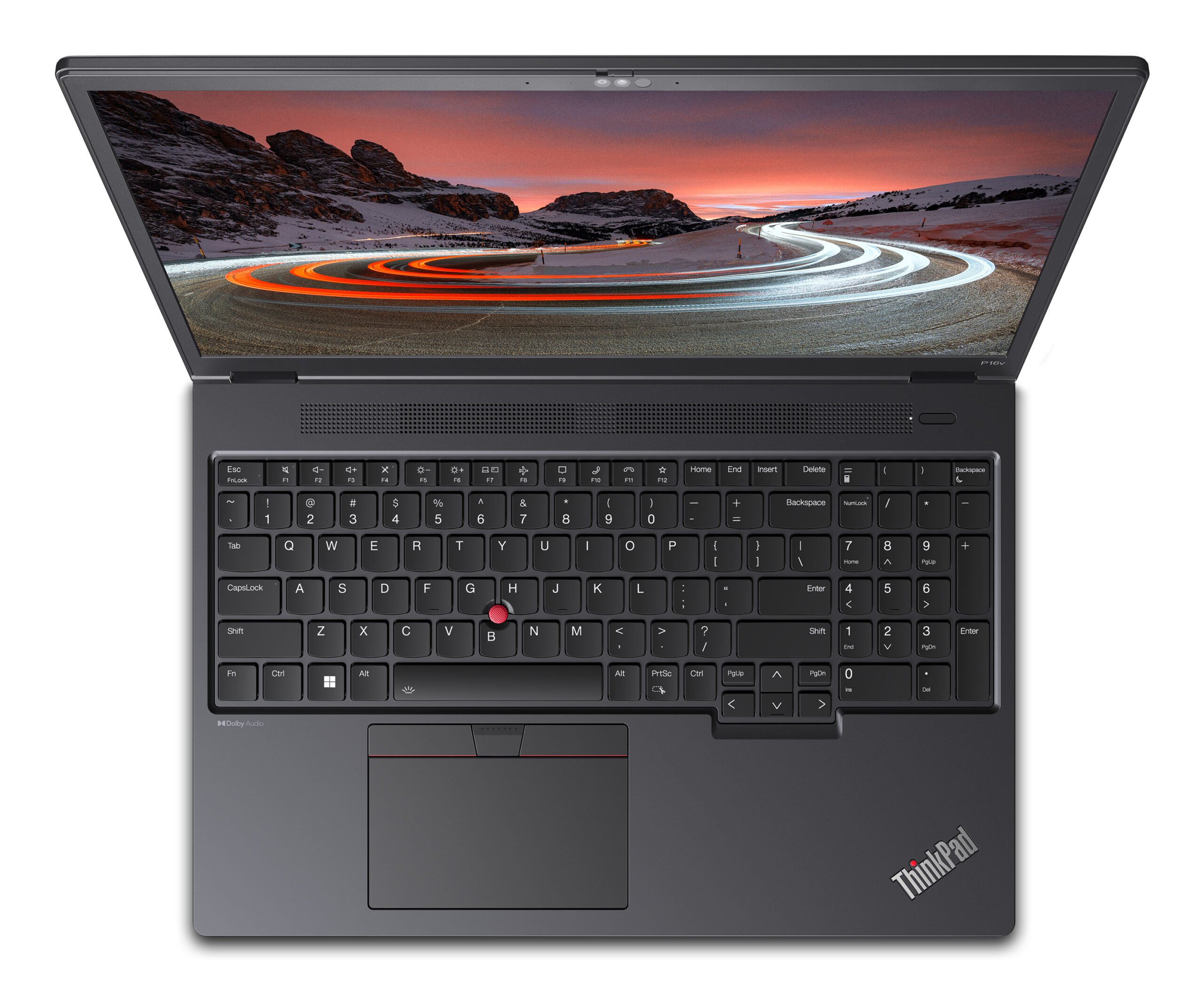 Lenovo ThinkPad P16v Gen 1 (AMD) AMD Ryzen™ 7 PRO 7840HS Laptop 40,6 cm (16") WUXGA 32 GB DDR5-SDRAM 1 TB SSD Wi-Fi 6E (802.11ax) Windows 11 Pro Angielski Czarny - obrazek 5