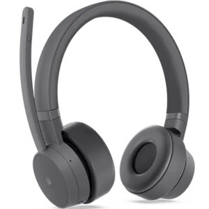 Lenovo Go Wireless ANC Zestaw słuchawkowy Przewodowy i Bezprzewodowy Opaska na głowę Biuro/centrum telefoniczne USB Type-C Bluetooth Szary