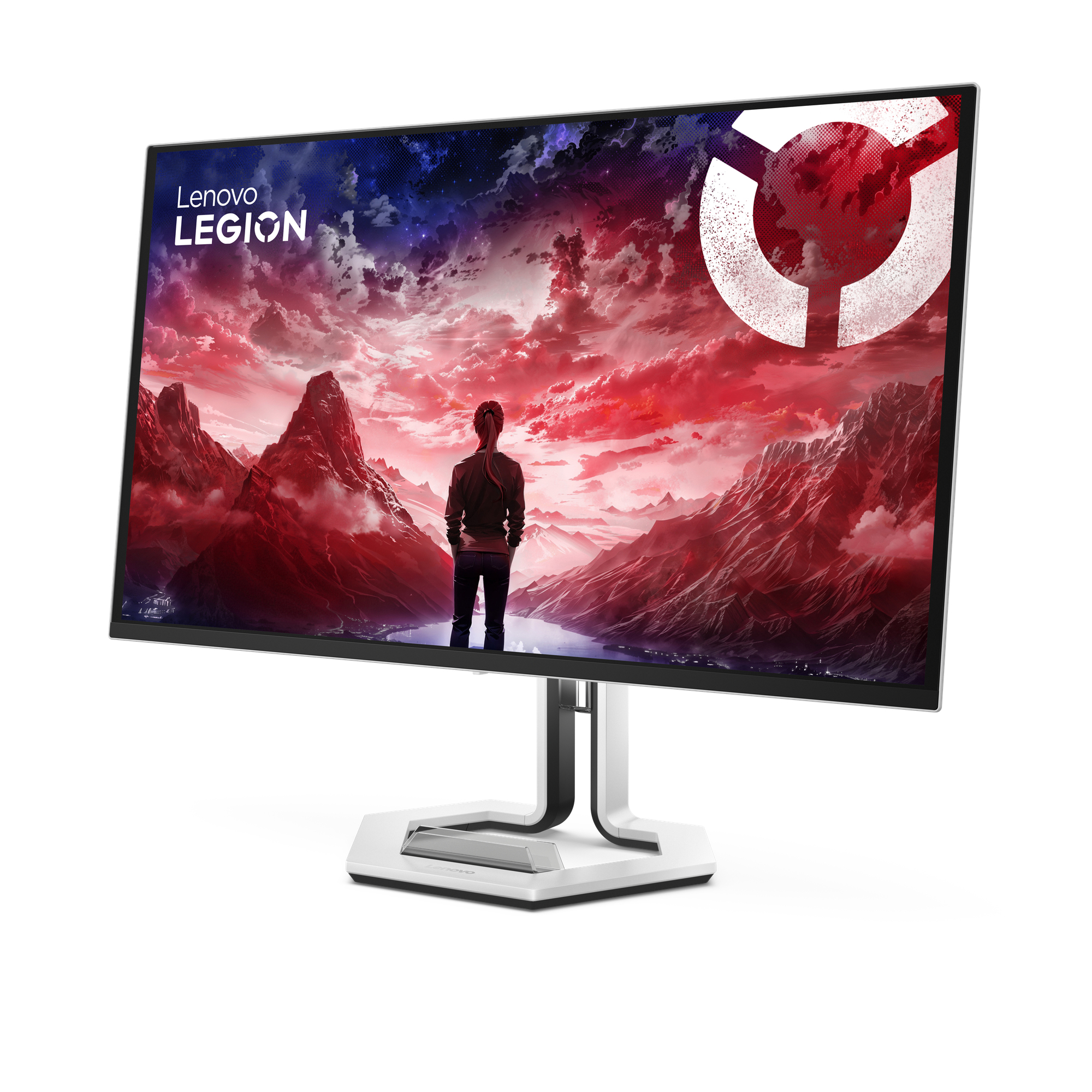 Lenovo Legion Pro 27Q-10 monitor komputerowy 67,3 cm (26.5") 2560 x 1440 px Quad HD QD-OLED Czarny, Szary - obrazek 2