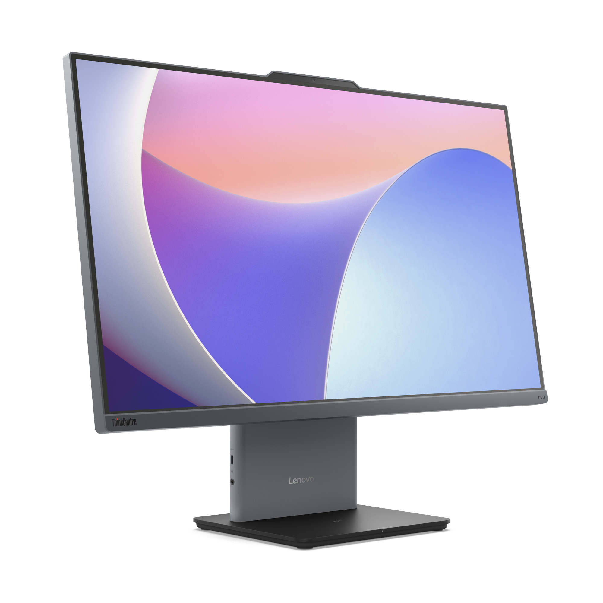 Lenovo ThinkCentre neo 50a 27 Gen 5 Intel® Core™ i7 i7-13620H 68,6 cm (27") 1920 x 1080 px All-in-One PC 16 GB DDR5-SDRAM 512 GB SSD Windows 11 Pro Wi-Fi 6 (802.11ax) Szary - obrazek 2