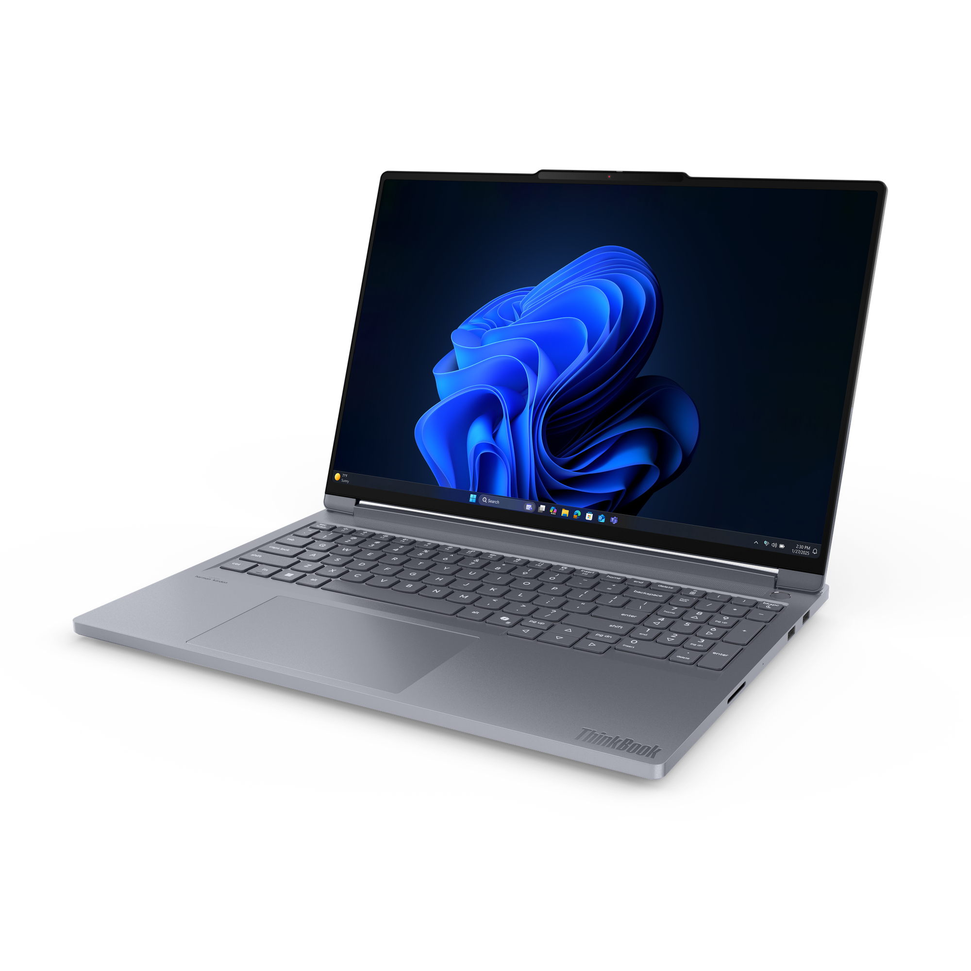 Lenovo ThinkBook 16p G6 IAX Intel Core Ultra 7 255HX Laptop 40,6 cm (16") WQXGA 16 GB DDR5-SDRAM 512 GB SSD NVIDIA GeForce RTX 5060 Wi-Fi 7 (802.11be) Windows 11 Pro Francuski Szary - obrazek 4