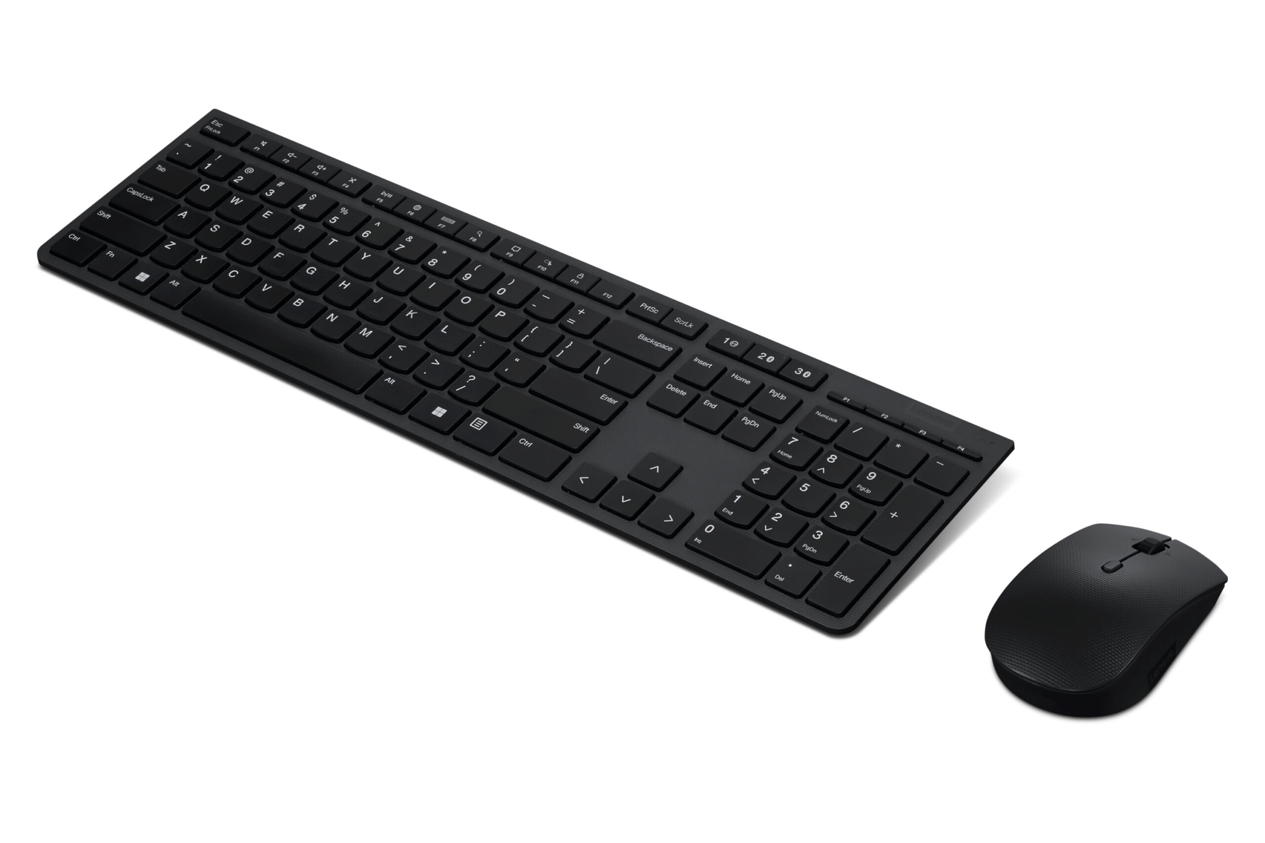 Lenovo 4X31K03931 klawiatura Dołączona myszka RF Wireless + Bluetooth US English Czarny - obrazek 4