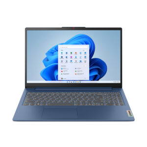Lenovo IdeaPad Slim 3 15AMN8 AMD Ryzen™ 3 7320U Laptop 39,6 cm (15.6") Full HD 8 GB LPDDR5-SDRAM 512 GB SSD Wi-Fi 5 (802.11ac) Angielski Niebieski