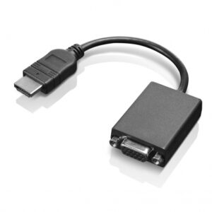 Lenovo HDMI / VGA 0,2 m Czarny