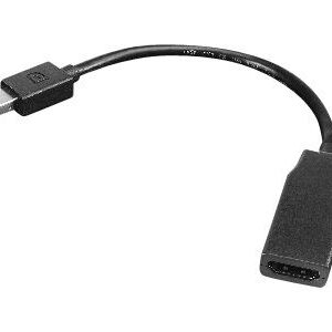 Lenovo 0B47089 adapter kablowy 0,2 m Mini DisplayPort HDMI Czarny