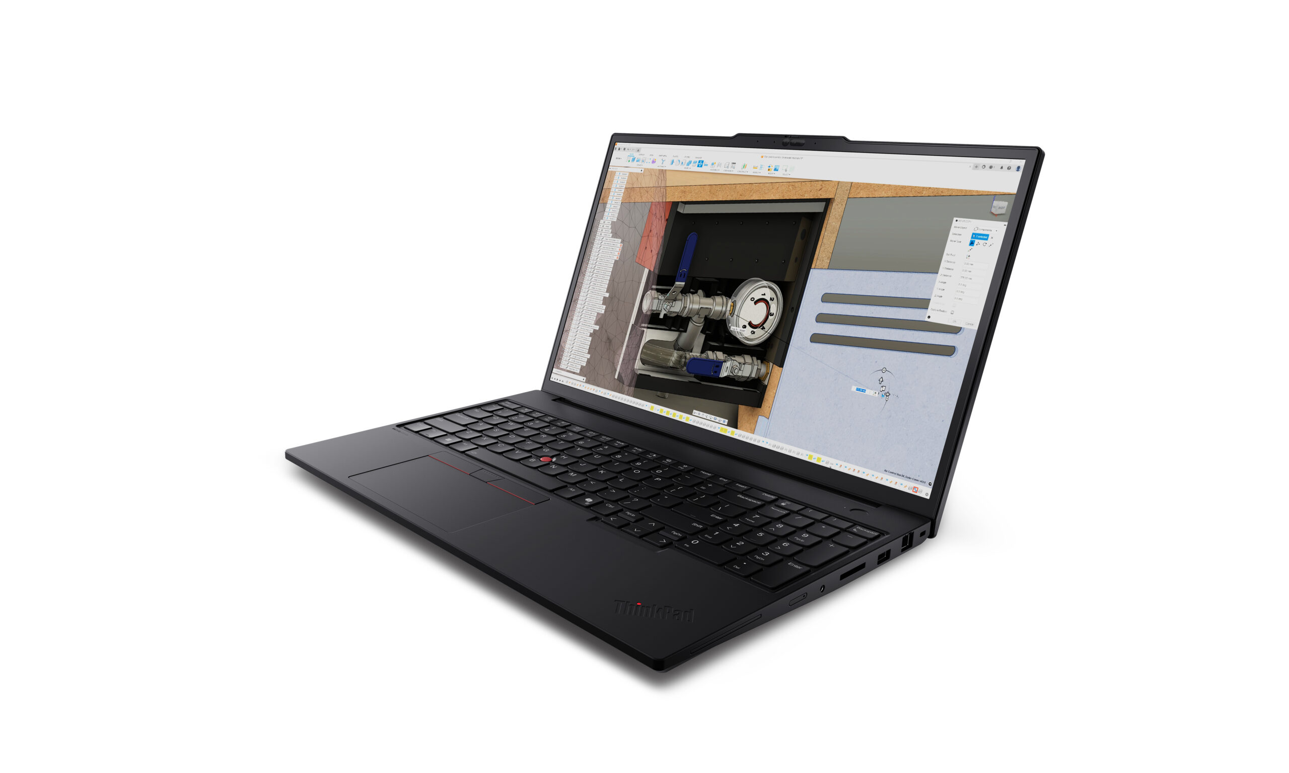 Lenovo ThinkPad 21RS004NGE notebook/laptop Intel Core Ultra 7 255H Mobilna stacja robocza 40,6 cm (16") WUXGA 32 GB DDR5-SDRAM 512 GB SSD NVIDIA RTX PRO 1000 Blackwell Wi-Fi 7 (802.11be) Windows 11 Pro Niemiecki Czarny - obrazek 5