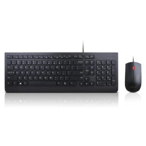Lenovo 4X30L79883 klawiatura Dołączona myszka Uniwersalne USB QWERTY US English Czarny