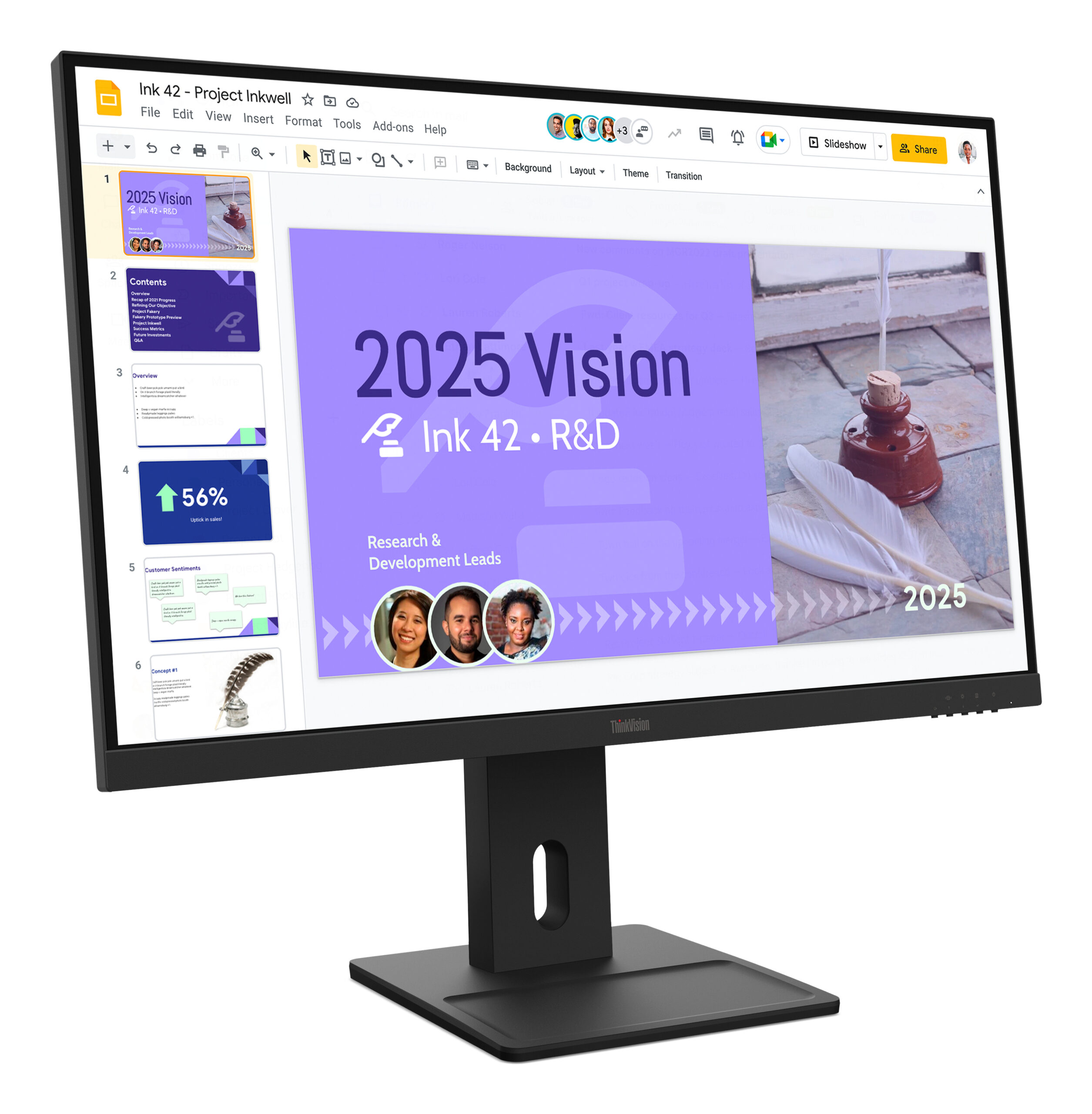 Monitor Lenovo ThinkVision E27Q-40 - obrazek 2