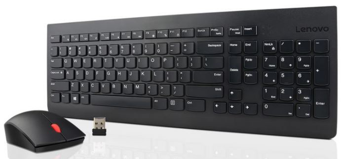 Zestaw klawiatura + mysz Lenovo Essential Wireless Keyboard czarny