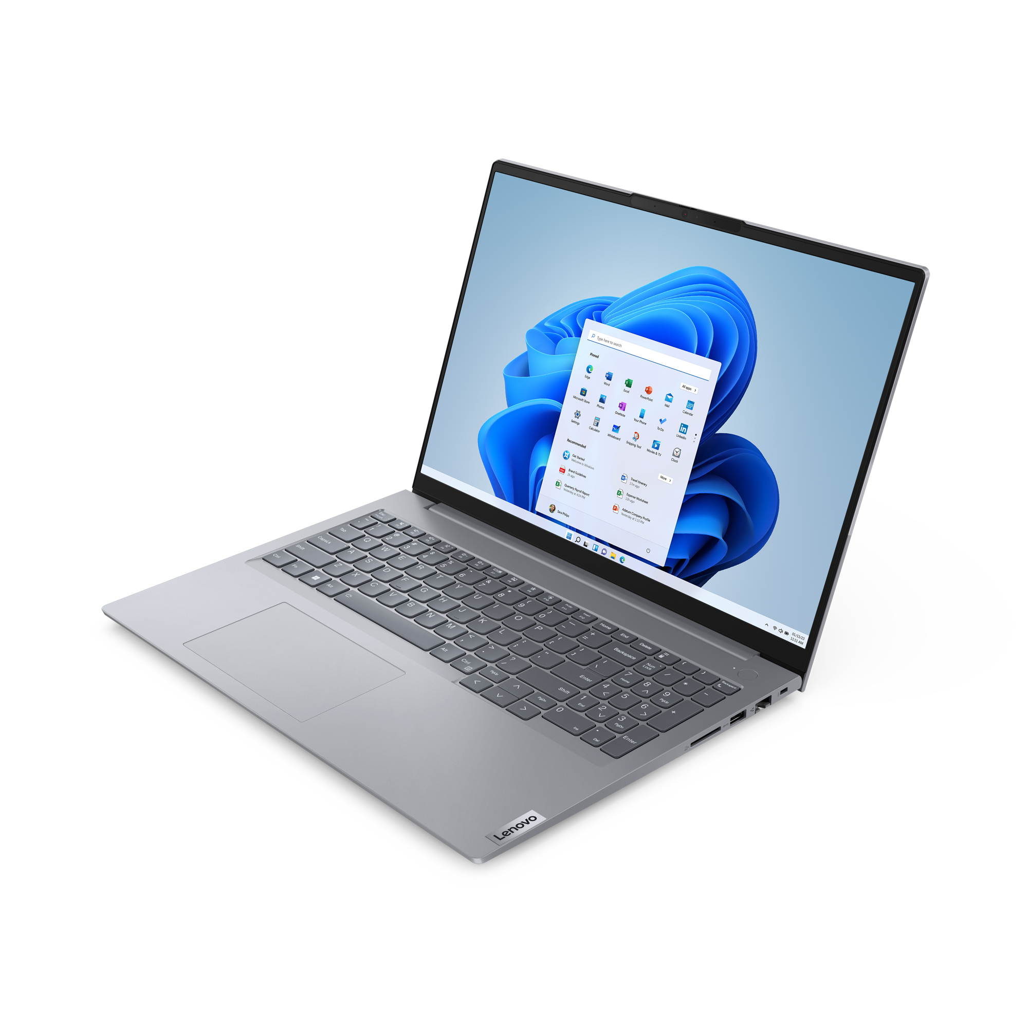 Lenovo ThinkBook 16 G6 IRL Intel® Core™ i5 i5-13420H Laptop 40,6 cm (16") WUXGA 16 GB DDR5-SDRAM 512 GB SSD Wi-Fi 6 (802.11ax) Windows 11 Pro Angielski Szary - obrazek 3