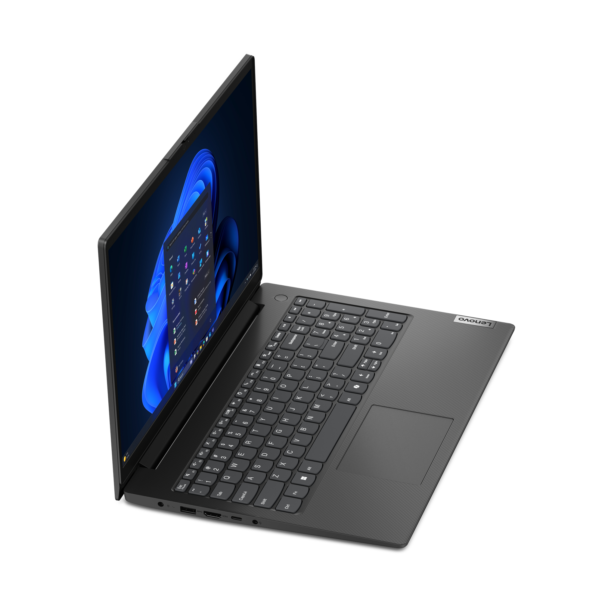 Lenovo V15 G6 ARP AMD Ryzen™ 5 150 Laptop 39,6 cm (15.6") Full HD 8 GB DDR5-SDRAM 256 GB SSD Wi-Fi 6 (802.11ax) Windows 11 Pro Niemiecki Czarny - obrazek 5