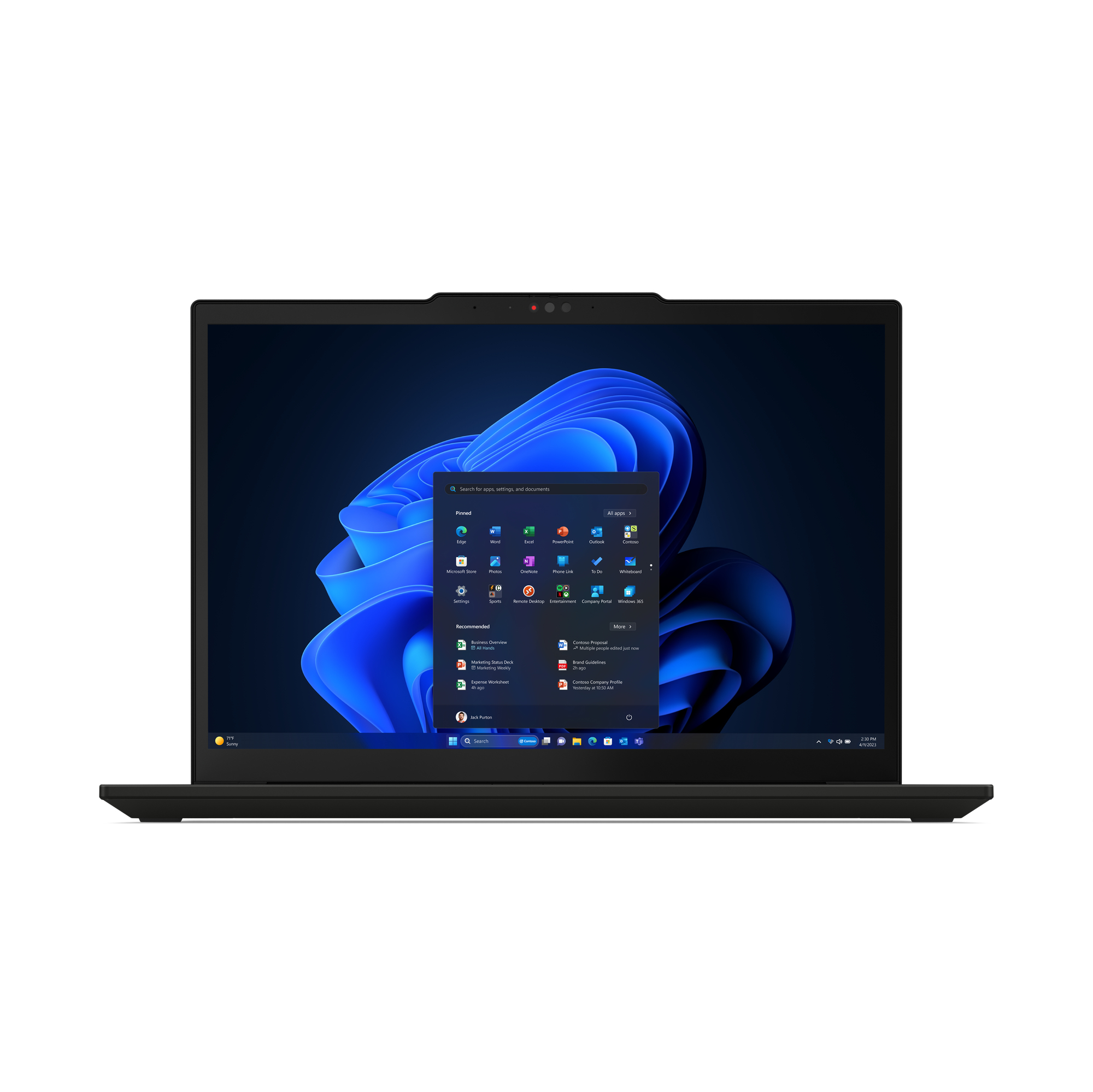 Lenovo ThinkPad X13 Gen 5 Intel Core Ultra 5 125U Laptop 33,8 cm (13.3") WUXGA 16 GB LPDDR5x-SDRAM 512 GB SSD Wi-Fi 6E (802.11ax) Windows 11 Pro Angielski Czarny - obrazek 2