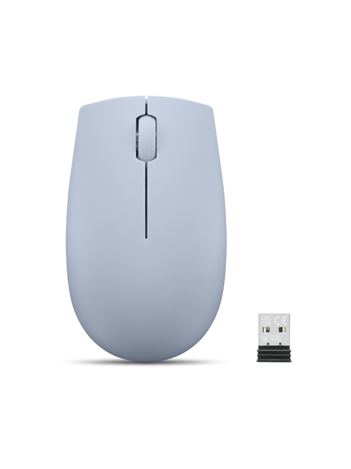Lenovo 300 myszka Biuro Oburęczny RF Wireless Optyczny 1000 DPI