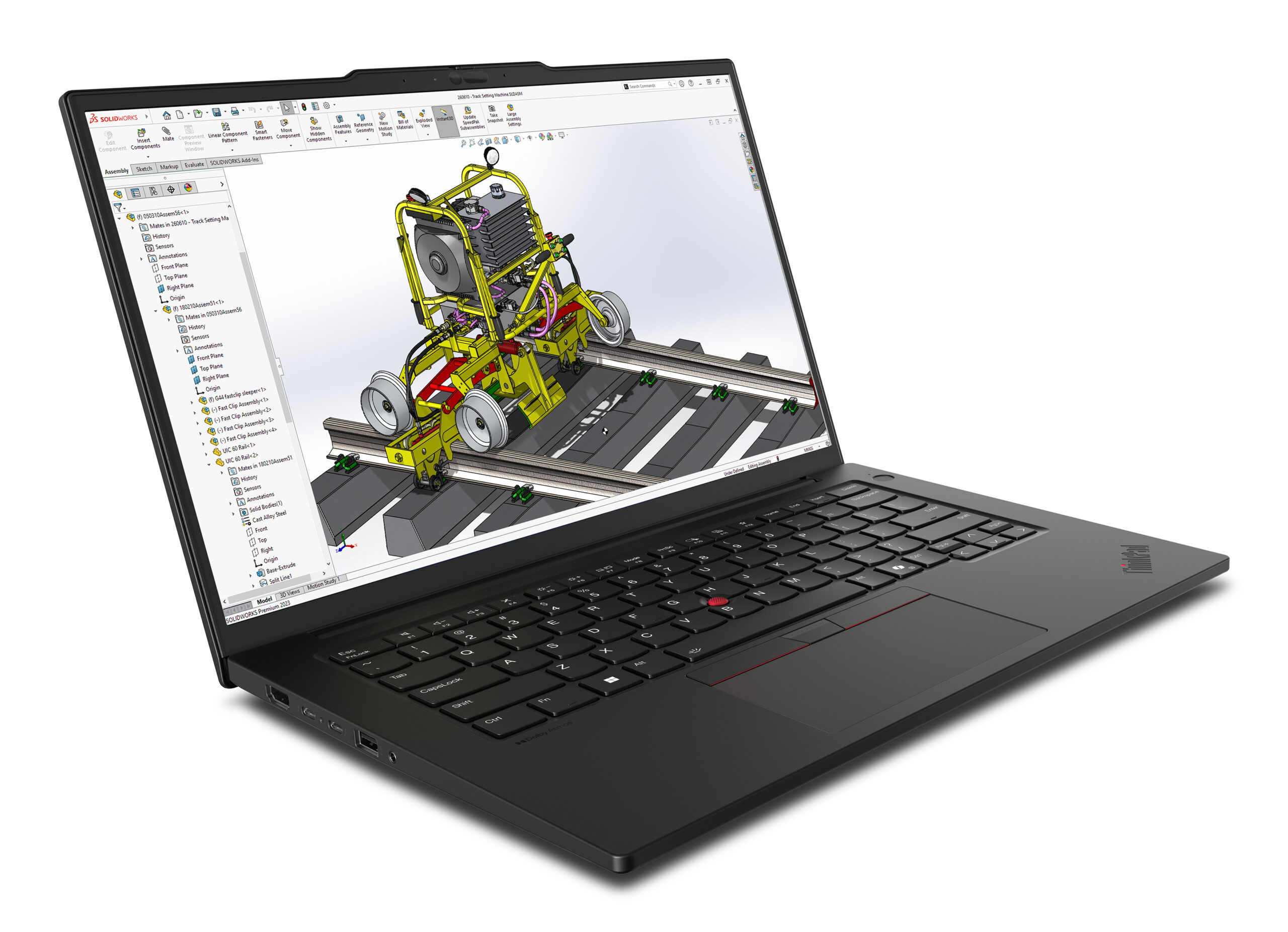 Lenovo ThinkPad P14s Gen 6 (Intel) Intel Core Ultra 9 285H Mobilna stacja robocza 36,8 cm (14.5") 64 GB DDR5-SDRAM 1 TB SSD Wi-Fi 7 (802.11be) Windows 11 Pro Francuski Czarny - obrazek 3