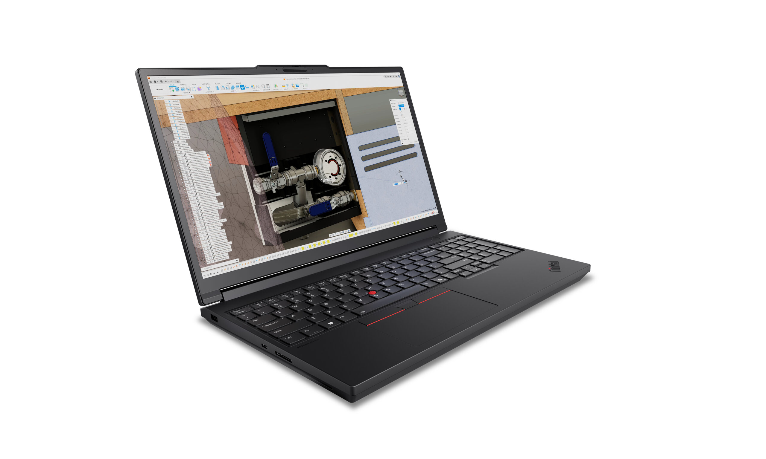 Lenovo ThinkPad P16 Gen 3 Intel Core Ultra 7 255HX Mobilna stacja robocza 40,6 cm (16") WQUXGA 64 GB DDR5-SDRAM 1 TB SSD NVIDIA RTX PRO 3000 Blackwell Wi-Fi 7 (802.11be) Windows 11 Pro Niemiecki Czarny - obrazek 3