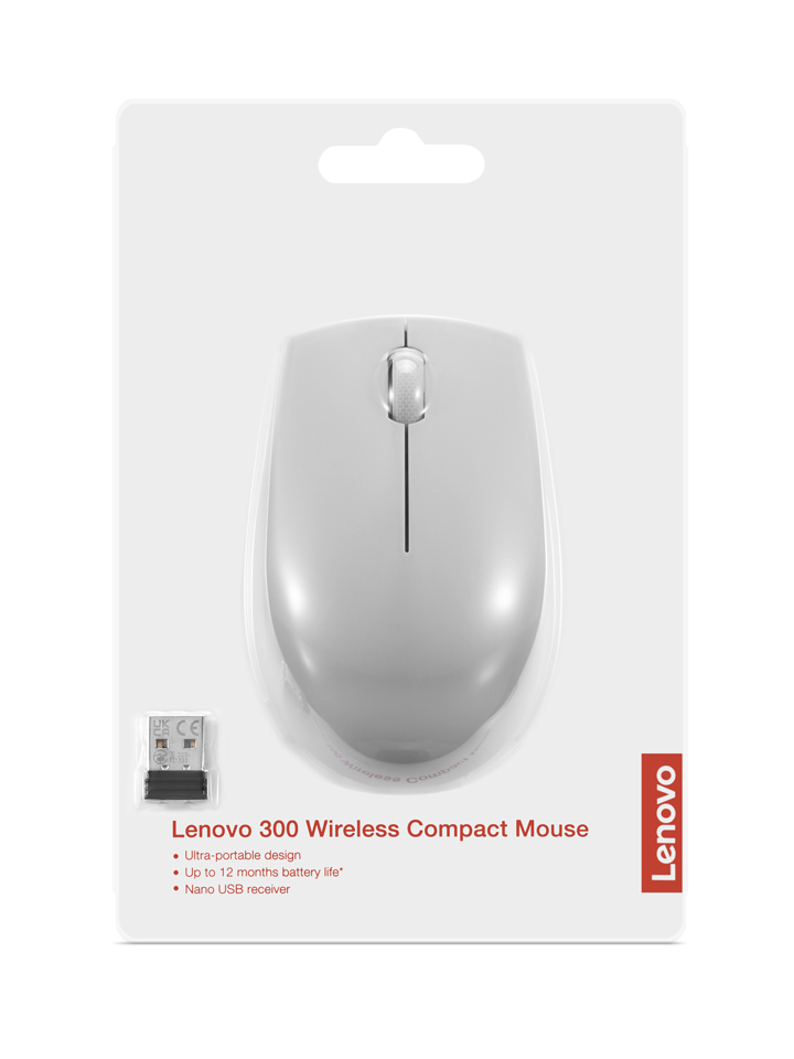 Lenovo GY51L15678 myszka Biuro Oburęczny RF Wireless Optyczny 1000 DPI