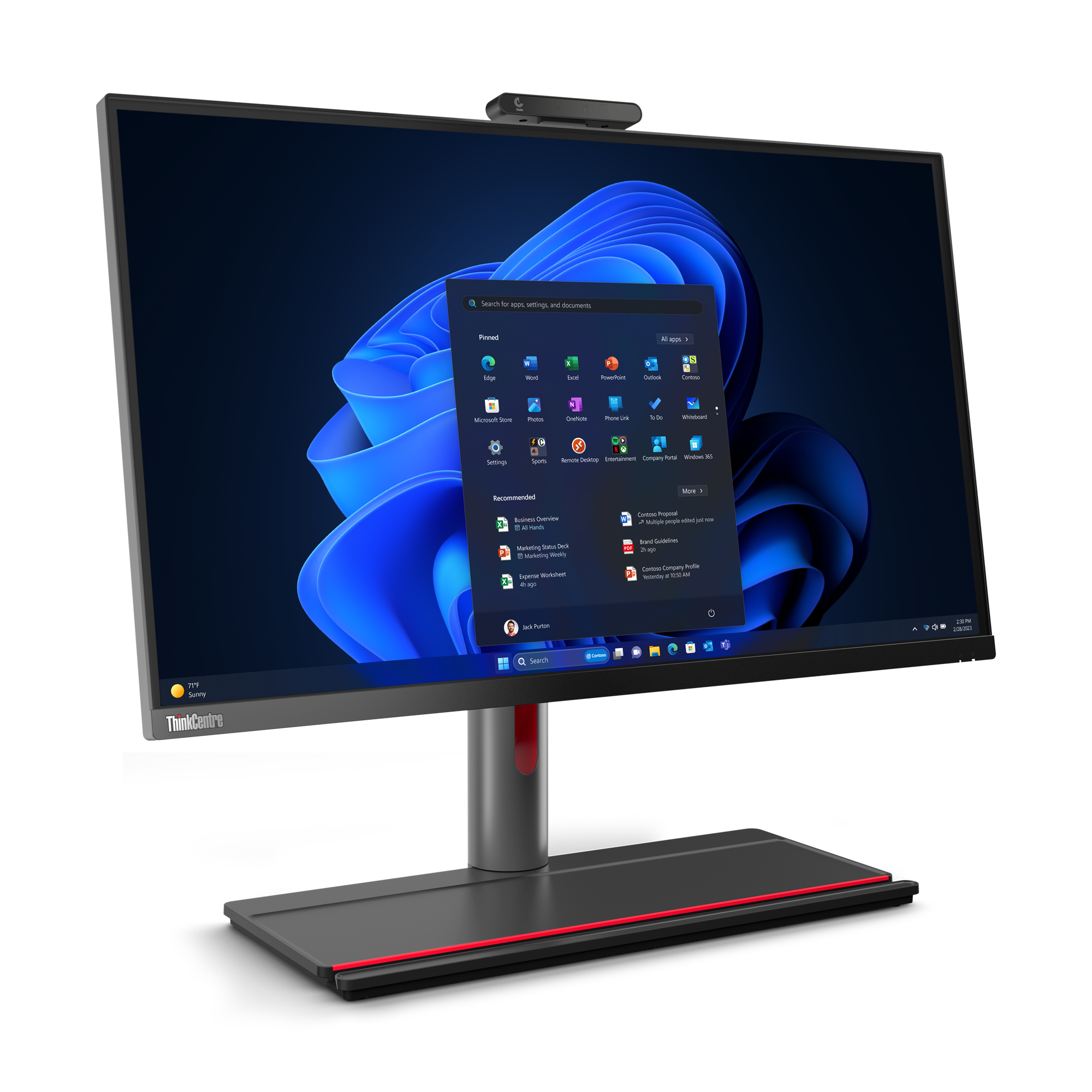 LENOVO ThinkCentre M90a Pro 27 G4 AIO - Komputer stacjonarny All-in-One - obrazek 3
