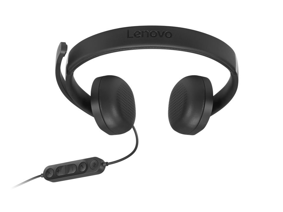 Lenovo VoIP Headset 5000 - Przewodowy zestaw słuchawkowy USB-C do zastosowań profesjonalnych - obrazek 4