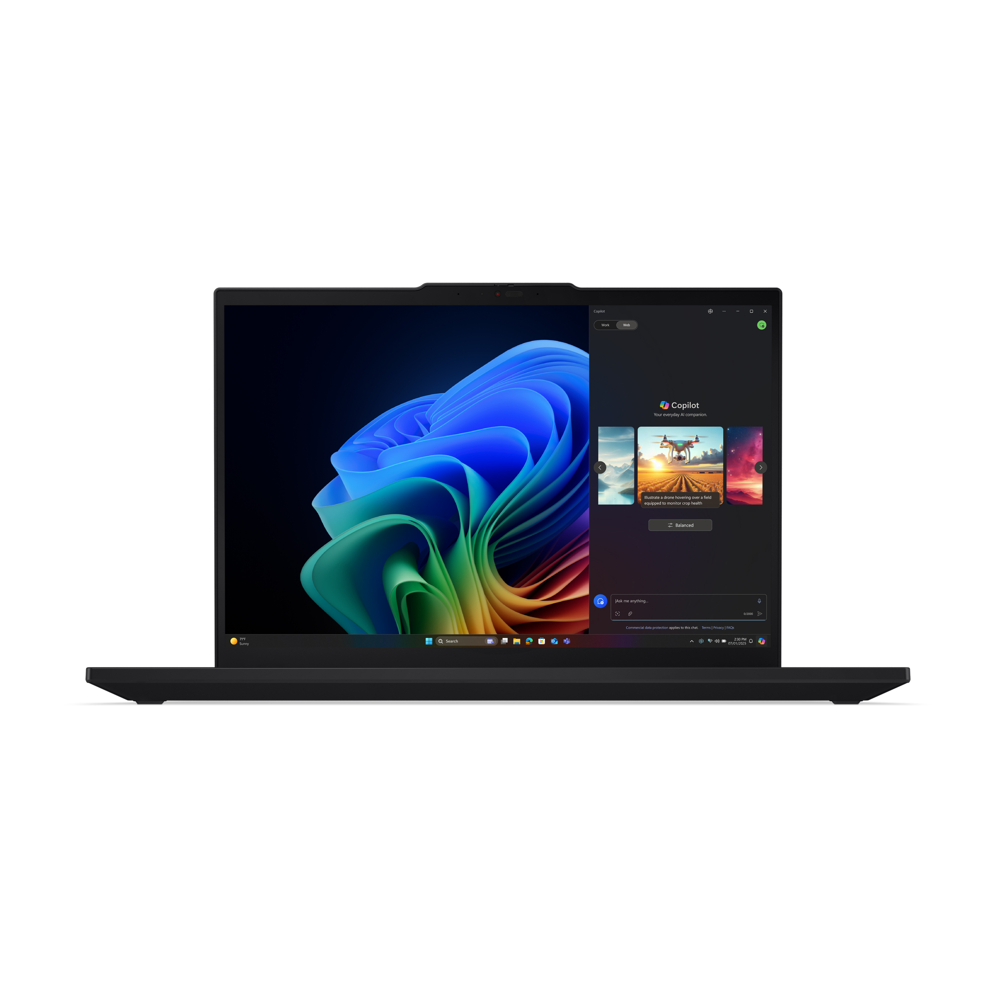 Lenovo ThinkPad T16 Gen 4 (AMD) Copilot+ PC AMD Ryzen AI 5 PRO PRO 340 Laptop 40,6 cm (16") WUXGA 32 GB DDR5-SDRAM 512 GB SSD Wi-Fi 7 (802.11be) Windows 11 Pro Węgierski Czarny - obrazek 5