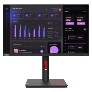 Lenovo ThinkVision T24i-30 monitor komputerowy 60,5 cm (23.8") 1920 x 1080 px Full HD LED Czarny