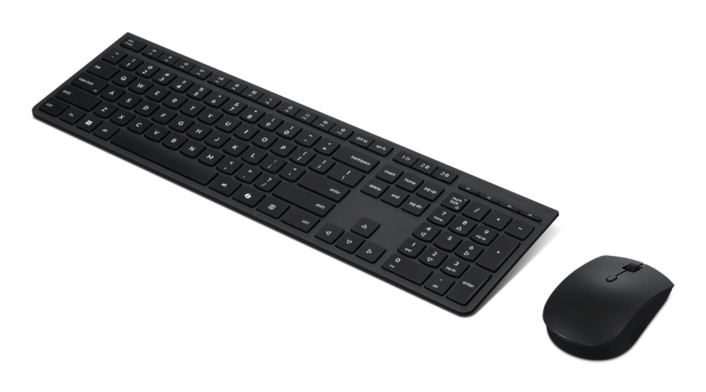 Lenovo Professional Wireless Rechargeable Keyboard and Mouse Combo AI - obrazek 3