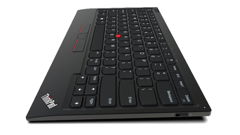 Lenovo 4Y40X49493 klawiatura Uniwersalne RF Wireless + Bluetooth QWERTY US English Czarny - obrazek 4