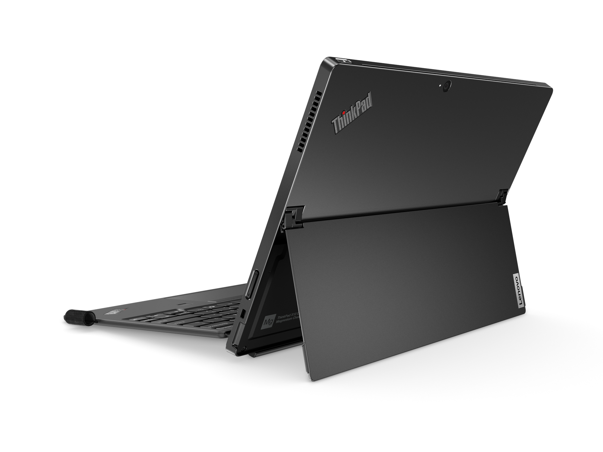 Lenovo ThinkPad X12 Detachable Gen 2 Intel Core Ultra 5 134U Hybryda (2w1) 31,2 cm (12.3") Ekran dotykowy Full HD+ 16 GB LPDDR5x-SDRAM 512 GB SSD Wi-Fi 6E (802.11ax) Windows 11 Pro Niemiecki Czarny - obrazek 4