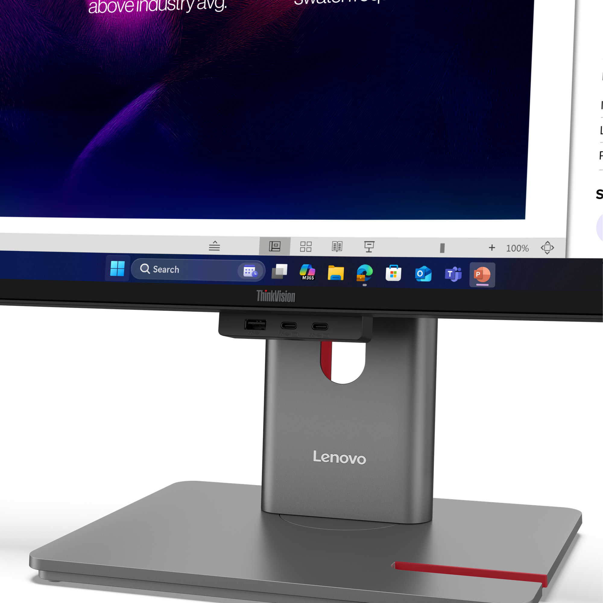 Lenovo ThinkVision P40WD-40 monitor komputerowy 100,8 cm (39.7") 5120 x 2160 px WUHD LED Czarny