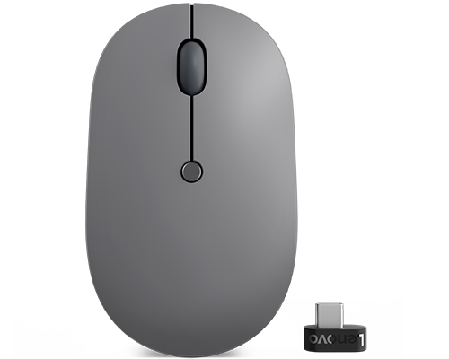 Lenovo Go USB-C Wireless Mouse myszka Biuro Oburęczny RF Wireless Optyczny 2400 DPI