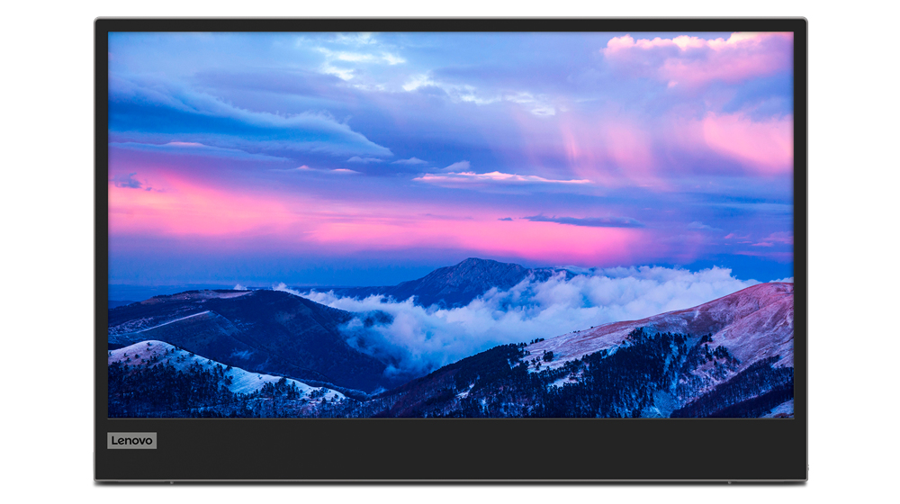 Lenovo L15 monitor komputerowy 39,6 cm (15.6") 1920 x 1080 px Full HD LED Czarny, Szary - obrazek 3