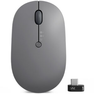 Lenovo Go Wireless Multi Device myszka Biuro Oburęczny RF Wireless + Bluetooth + USB Type-A Optyczny 2400 DPI