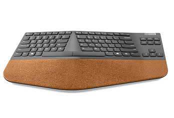 Lenovo Go Wireless Split klawiatura Biuro RF Wireless US English Szary