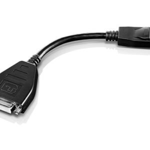 Lenovo 45J7915 adapter kablowy 0,2 m DVI-D DisplayPort Czarny