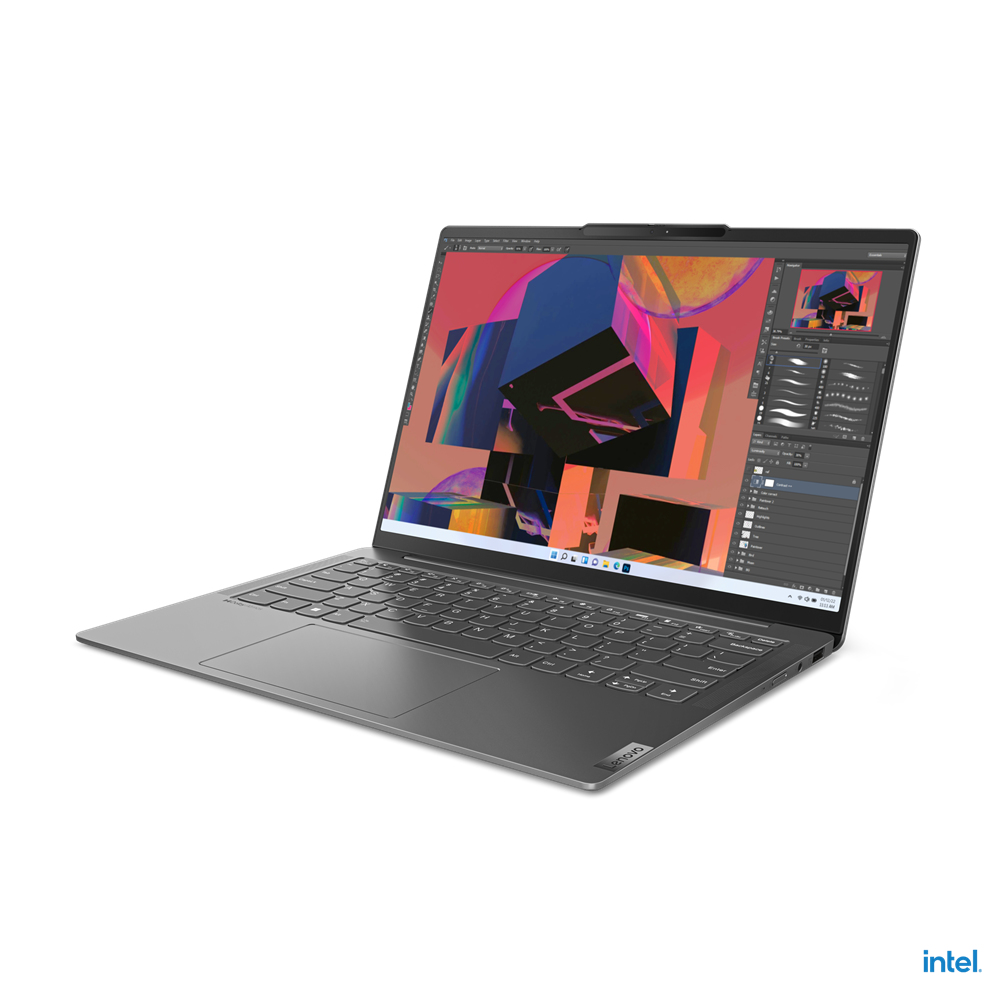 Lenovo Yoga Slim 6 14IAP8 Intel® Core™ i7 i7-1260P Laptop 35,6 cm (14") WUXGA 16 GB LPDDR5-SDRAM 512 GB SSD Wi-Fi 6E (802.11ax) Windows 11 Home Angielski Szary - obrazek 3