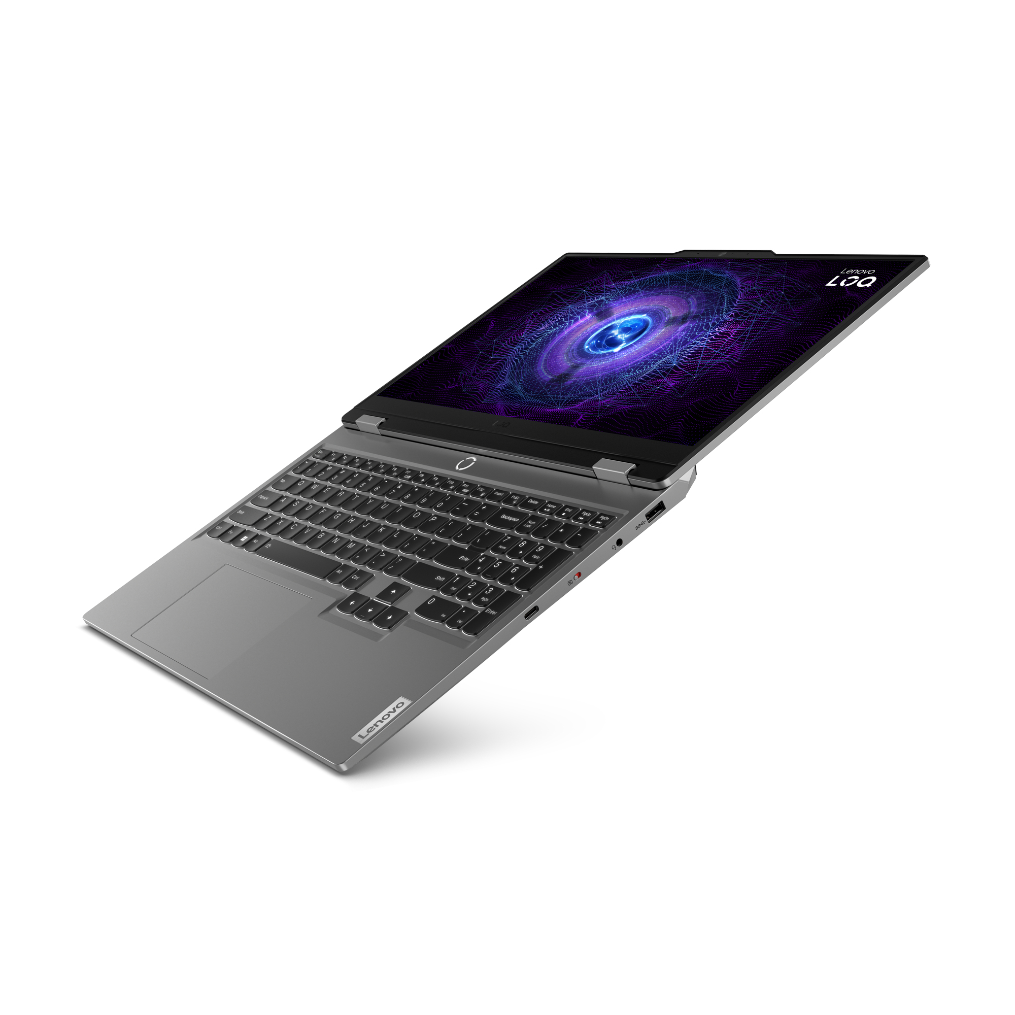 Lenovo LOQ 15IAX9 Intel® Core™ i5 i5-12450HX Laptop 39,6 cm (15.6") Full HD 16 GB DDR5-SDRAM 512 GB SSD NVIDIA GeForce RTX 4050 Wi-Fi 6 (802.11ax) Angielski Szary - obrazek 5