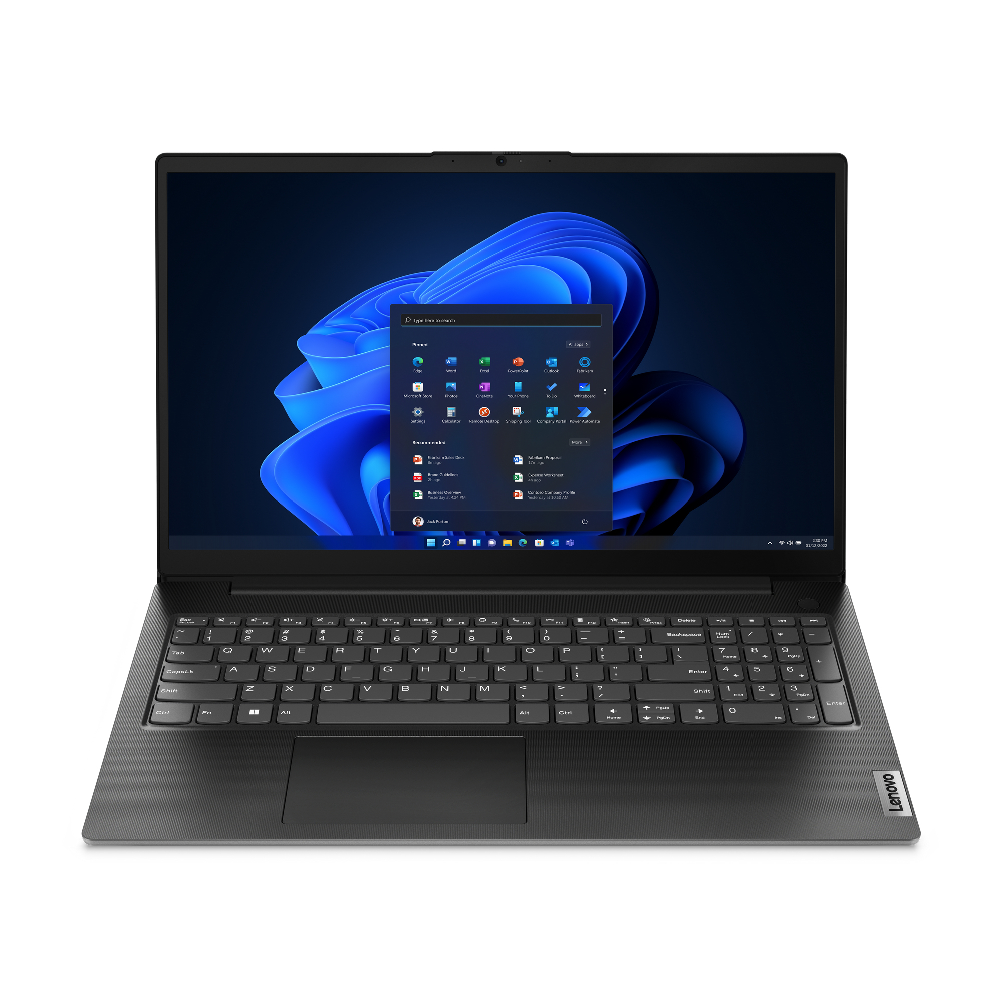 Lenovo V15 G4 AMN AMD Ryzen™ 5 7520U Laptop 39,6 cm (15.6") Full HD 16 GB LPDDR5-SDRAM 512 GB SSD Wi-Fi 6 (802.11ax) Windows 11 Pro Angielski Czarny