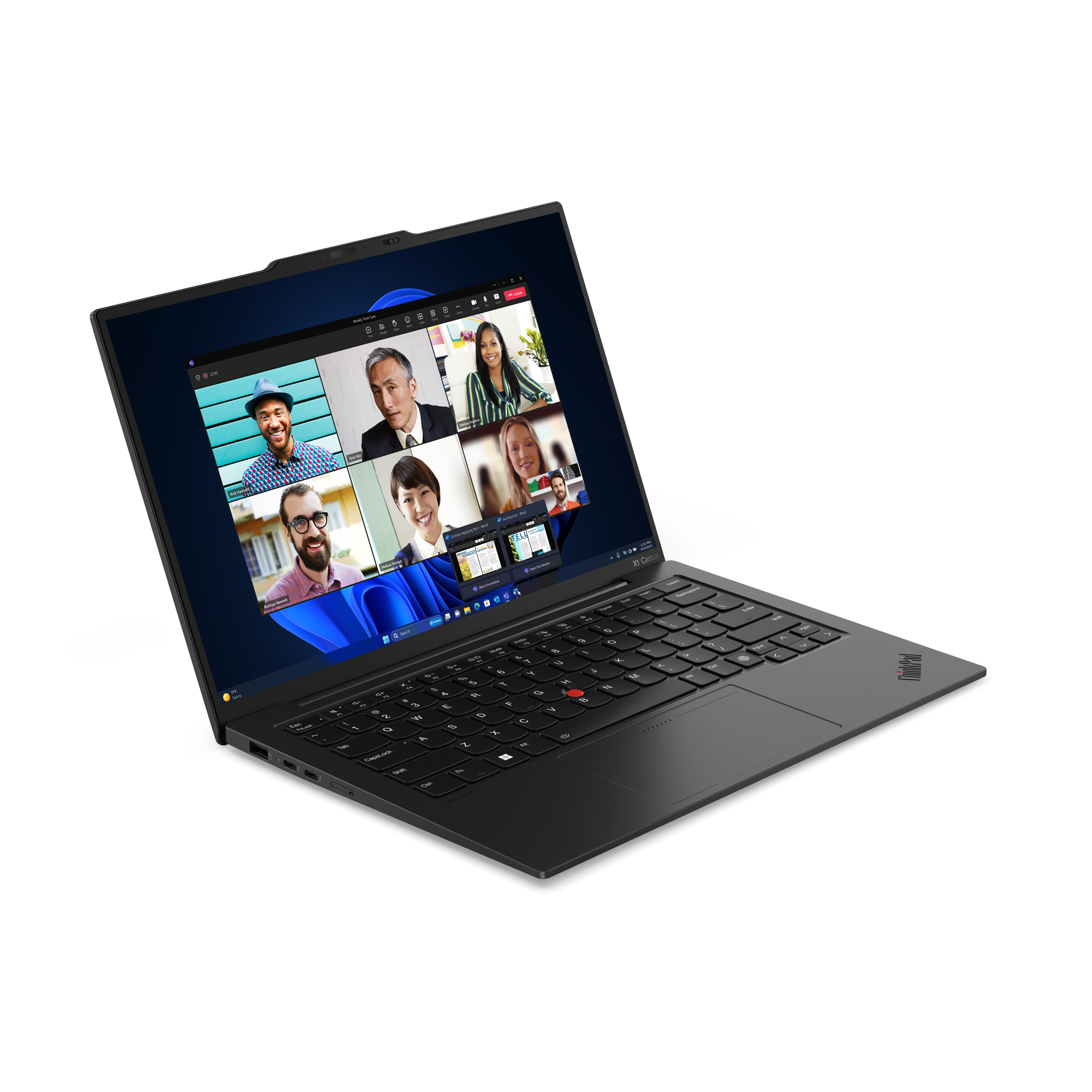 Lenovo ThinkPad X1 Carbon Gen 12 Intel Core Ultra 7 155U Laptop 35,6 cm (14") WUXGA 16 GB LPDDR5x-SDRAM 512 GB SSD Wi-Fi 6E (802.11ax) Windows 11 Pro Angielski Czarny - obrazek 5