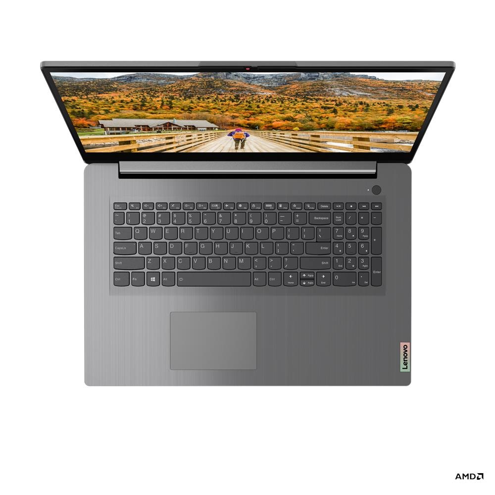 LENOVO IdeaPad 3 AMD Ryzen 5 5500U 17.3inch FHD AG 2x4GB DDR4 512GB SSD M.2 NVMe UMA 2X2AC + BT W11H Arctic Grey (P)