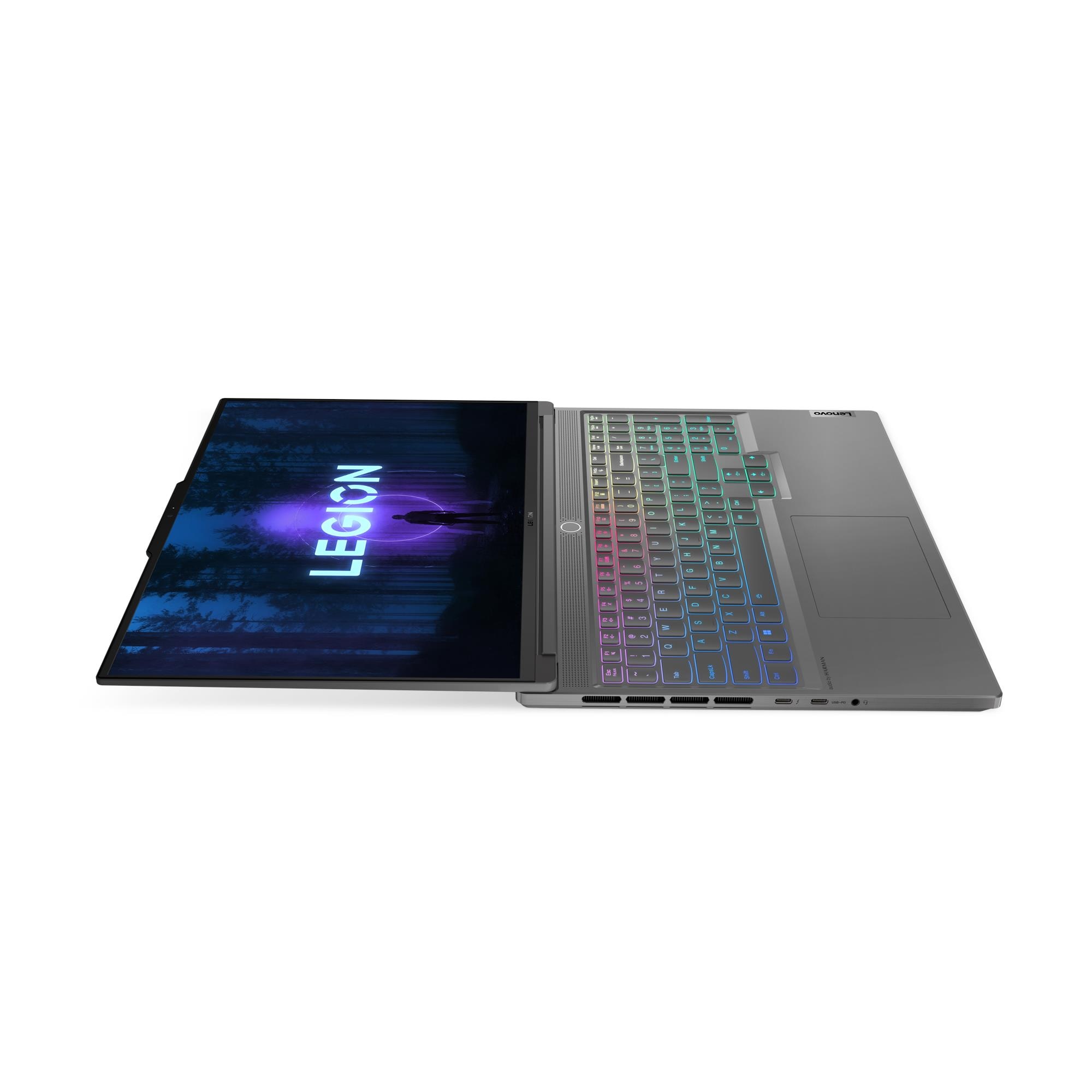 LENOVO Legion Slim 7 Intel Core i7-13700H 16inch WQXGA 16GB DDR5 512GB M.2 RTX 4060 8GB Wi-Fi 6E + BT FPR NOOS Storm Grey DELKOM(P) - obrazek 4