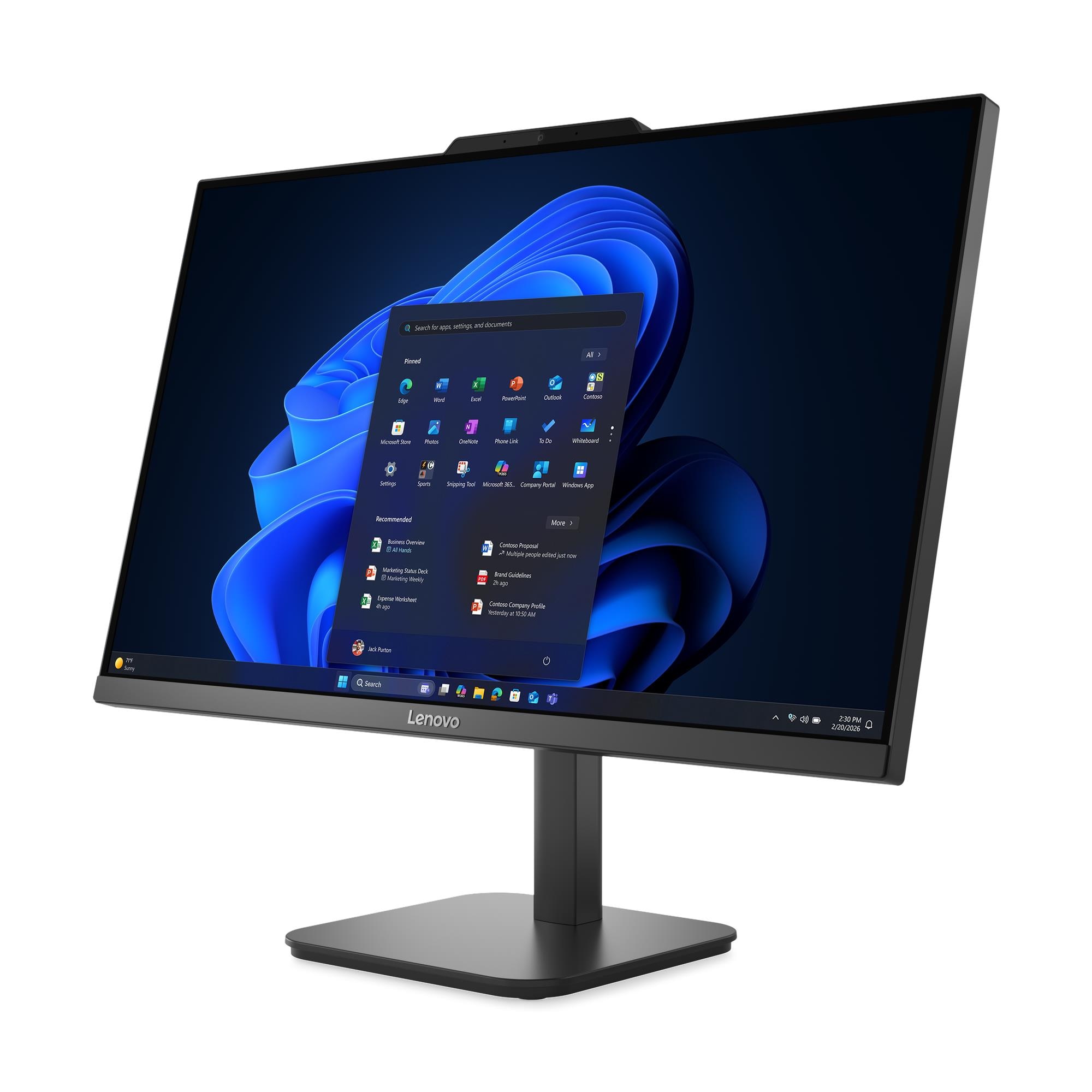 Lenovo V105 24 AIO AMD Ryzen 5 40 23.8inch FHD 16GB 512GB SSD M.2 PCIe W11P 3Y OS - obrazek 2