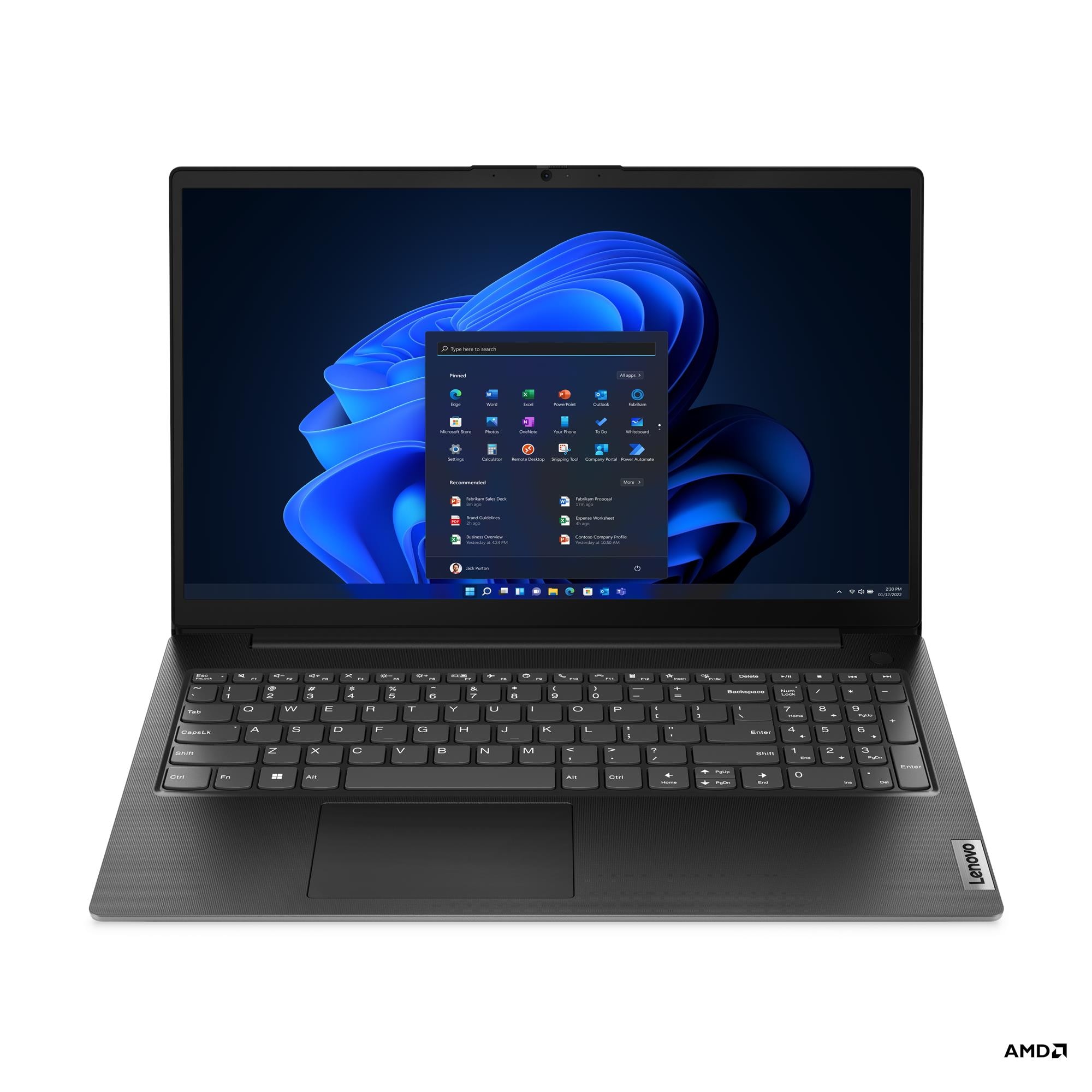 Lenovo V15 G4 AMN, AMD Ryzen™ 3 7320U (2.40 GHz, 2 MB), 15.6 1920 x 1080 Non-Touch, Windows 11 Pro 64, 8.0GB, 1x256GB SSD M.2 2242 PCIe Gen4 TLC, Business Black - obrazek 3