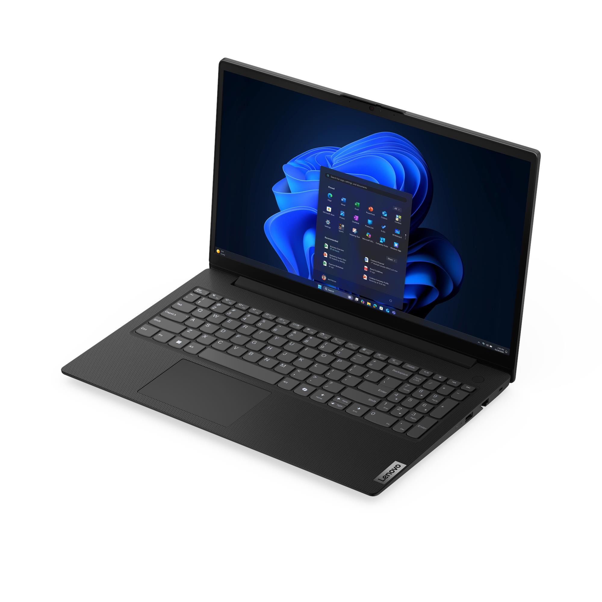 LENOVO V15 G7 IWC Intel Core 3 304 15.6inch FHD Non-Touch 16GB 512GB SSD M.2 2242 POL/ENG W11P 3YW - obrazek 2