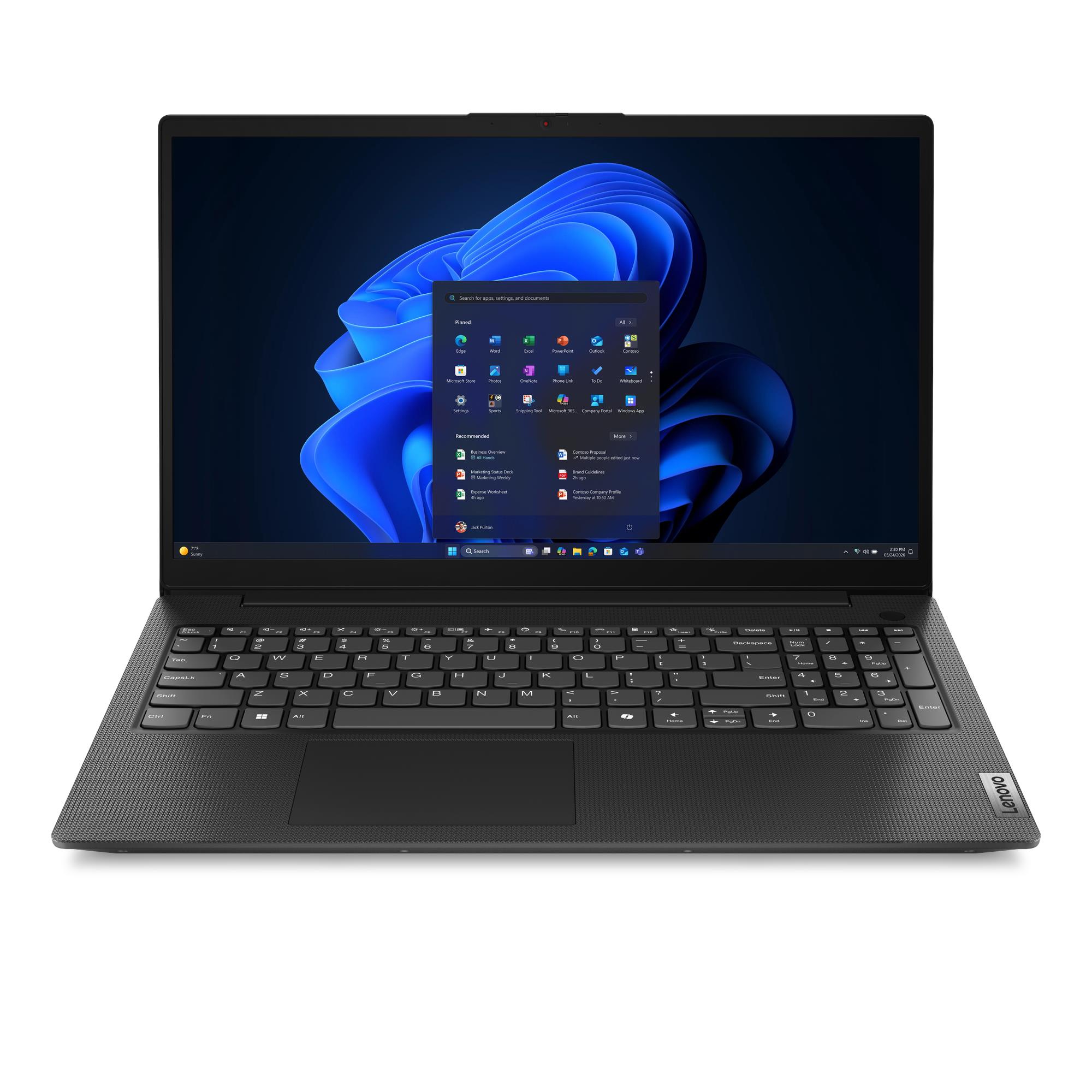LENOVO V15 G7 IWC Intel Core 3 304 15.6inch FHD Non-Touch 16GB 512GB SSD M.2 2242 POL/ENG W11P 3YW - obrazek 5