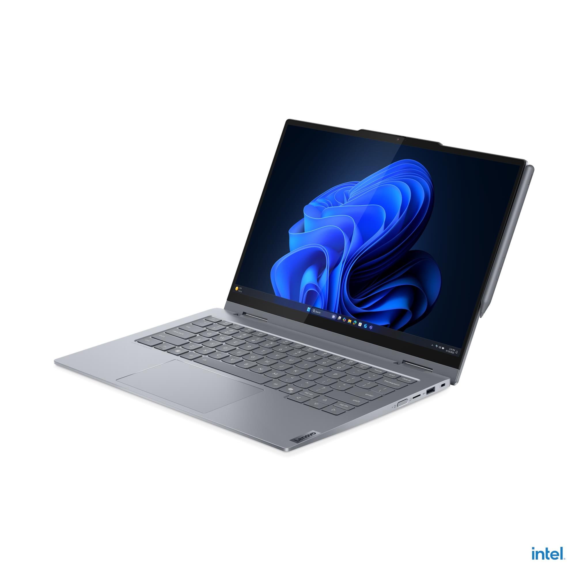 Lenovo ThinkBook 14 2-w-1 G5 IAU, Intel® Core™ Ultra 7 255U (rdzenie E do 4.20GHz, 12MB), 14" WUXGA Dotykowy, W11P64 CZ/SK/EN, 32.0GB, 1x1TB SSD M.2 2242 PCIe G - obrazek 4