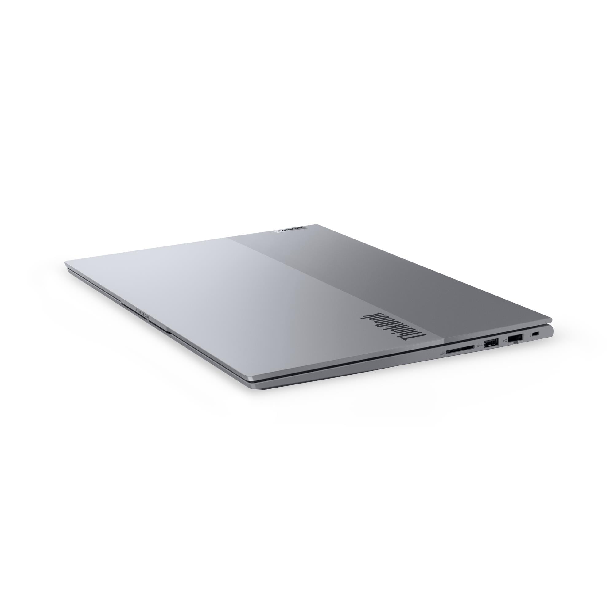 Lenovo ThinkBook 16 Gen 7 (16" AMD), AMD Ryzen™ 7 7735HS, 16" WUXGA bezdotykowy, 16.0GB, 1x512GB SSD M.2 2242 PCIe Gen4 QLC, szary arktyczny, 1080P FHD IR, 3 og - obrazek 4