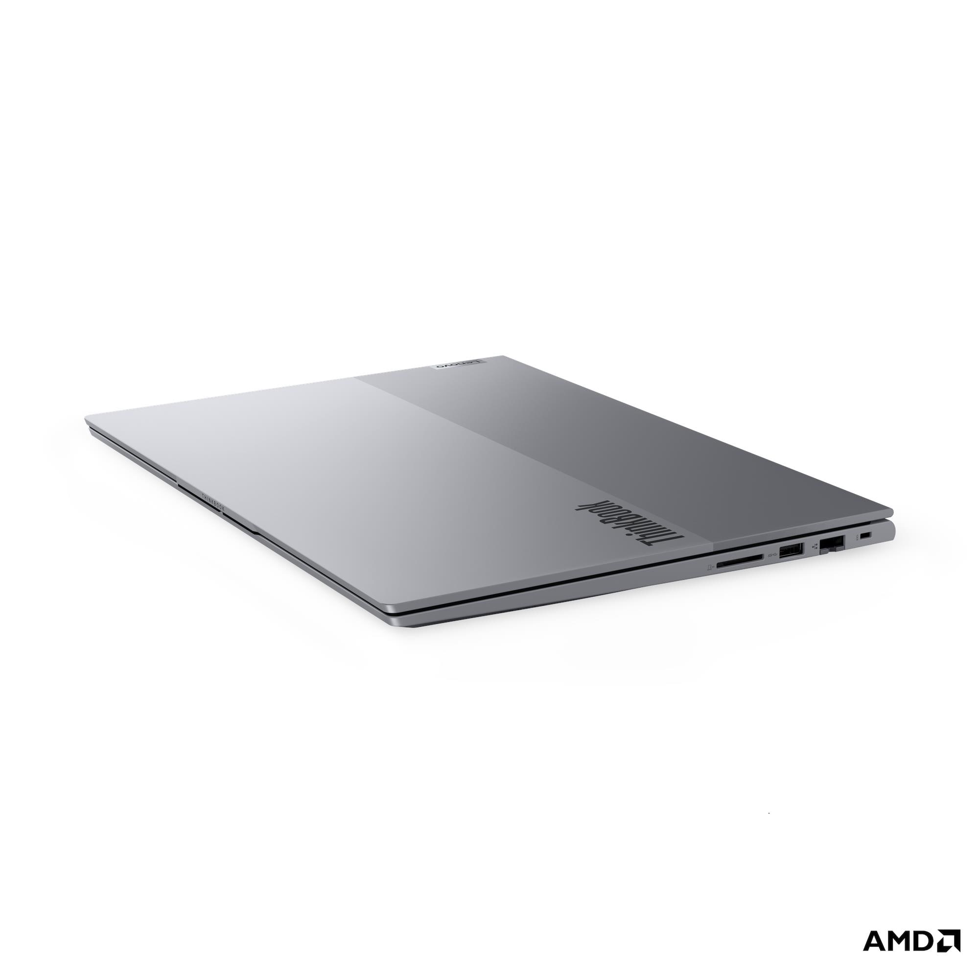 Lenovo ThinkBook 16 Gen 9 (16" AMD), AMD Ryzen™ 7 250 (3.30GHz, 16MB), 16" WUXGA Bezdotykowy, W11H64 CZ/SK/EN, 32.0GB, 1x1TB SSD M.2 2242 PCIe Gen4 QLC, 1080P F - obrazek 4