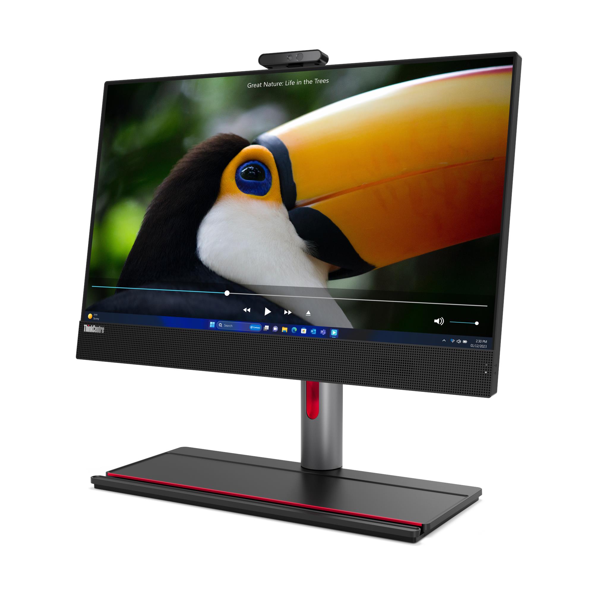 ThinkCentre M90a G5 AiO 23,8" FHD Core i5-14500 VP 16GB 1TB DVDRW WiFi 6e BT Full Function W11P 3Y Onsite 1Y Premier - obrazek 2