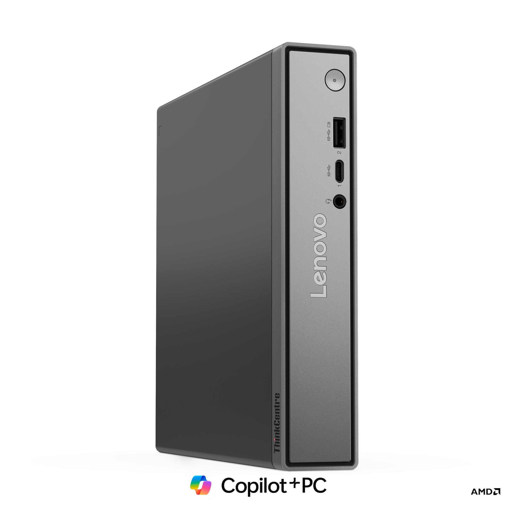 Lenovo ThinkCentre neo 55q Gen 6, AMD Ryzen™ 5 220 (3.20GHz, 16MB), W11P64 Nordycki (EN/FI/SV/DK/NO), 16.0GB, 1x512GB SSD M.2 2280 PCIe Gen4 QLC, AMD Radeon™ 74
