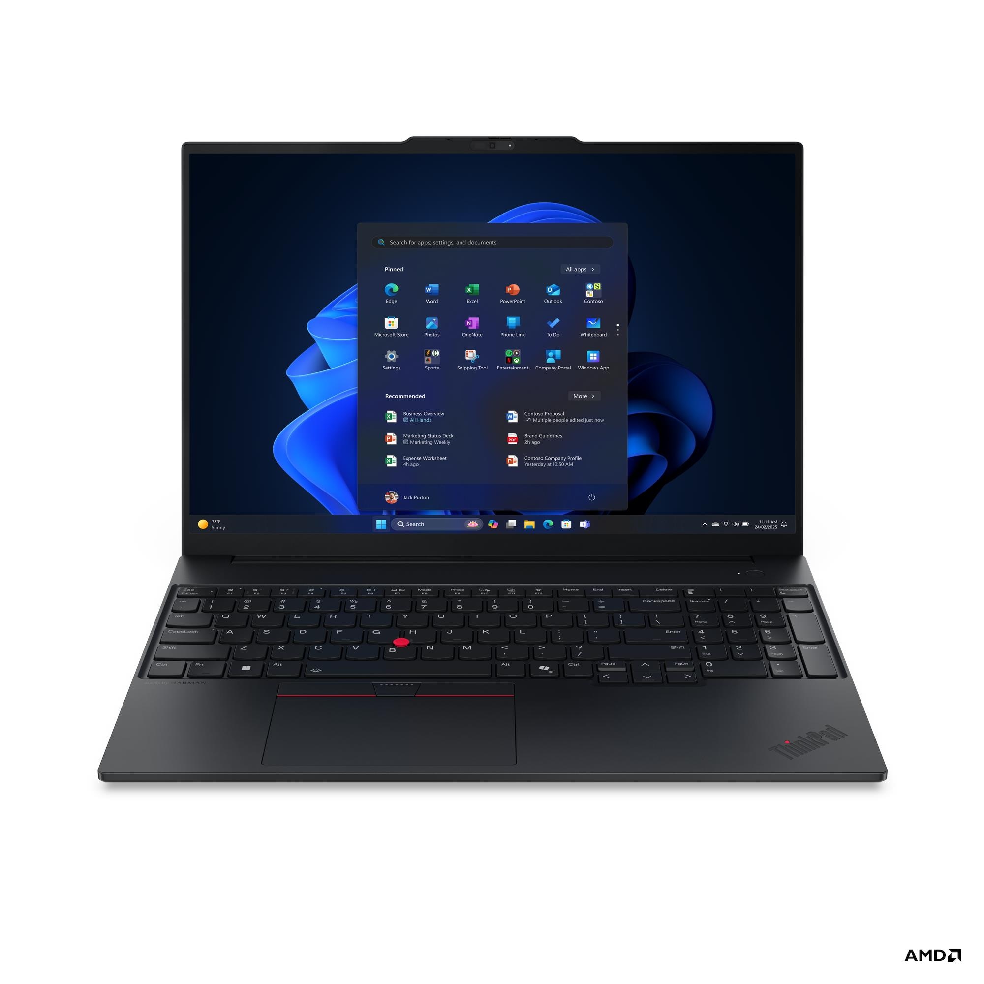 Lenovo ThinkPad E16 G4 - Notebook Biznesowy z AMD Ryzen AI - obrazek 3