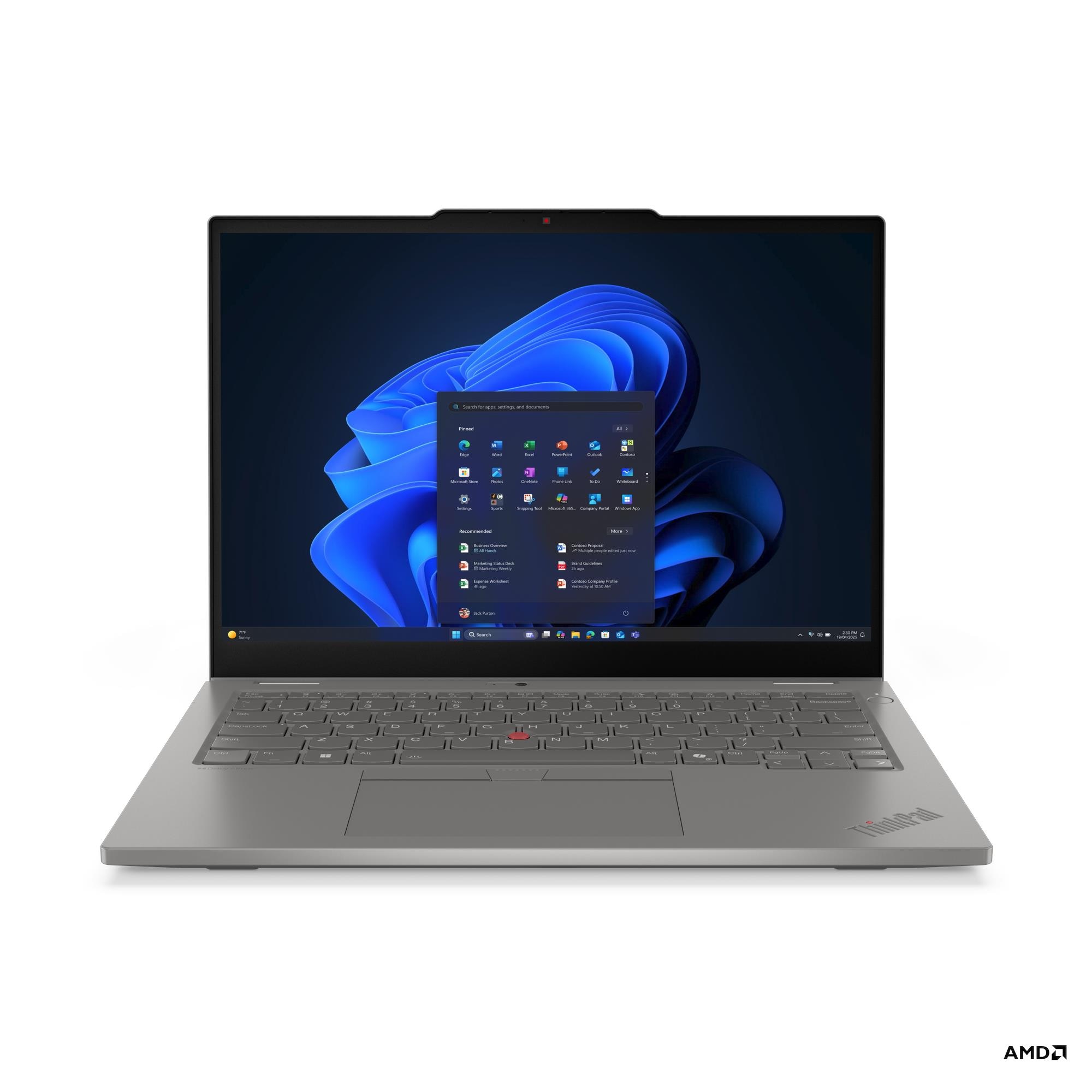 Lenovo ThinkPad L13 2-w-1 Gen 6 (AMD), AMD Ryzen™ 7 PRO 250 (3.30GHz, 16MB), 13.3" WUXGA Dotykowy, W11P64 CZ/SK/EN, 32.0GB, 1x1TB SSD M.2 2242 PCIe Gen4 TLC Opa - obrazek 2